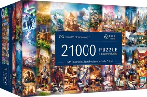 TREFL Puzzle UFT Kronika Země: Od stvoření k budoucnosti 21000 dílků