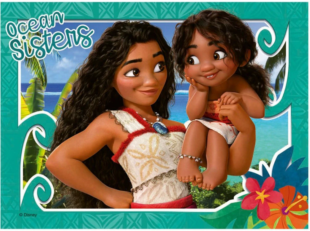 RAVENSBURGER Puzzle Vaiana 2, 4v1 (12,16,20,24 dílků)